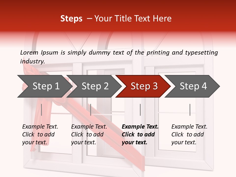 Around Building Frame PowerPoint Template