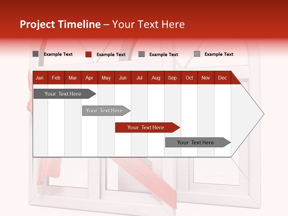 Around Building Frame PowerPoint Template