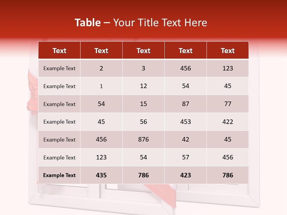 Around Building Frame PowerPoint Template