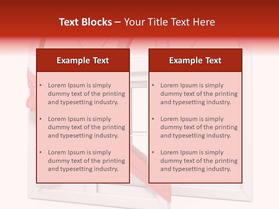 Around Building Frame PowerPoint Template
