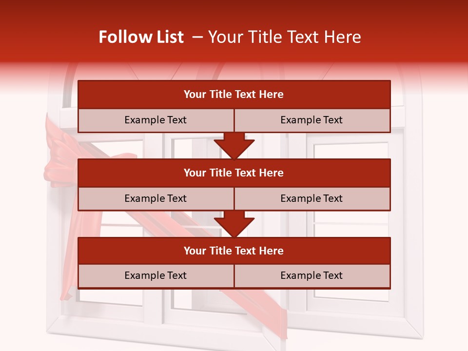 Around Building Frame PowerPoint Template