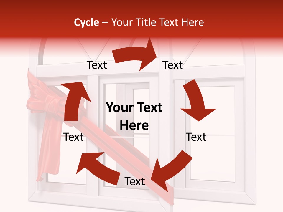 Around Building Frame PowerPoint Template