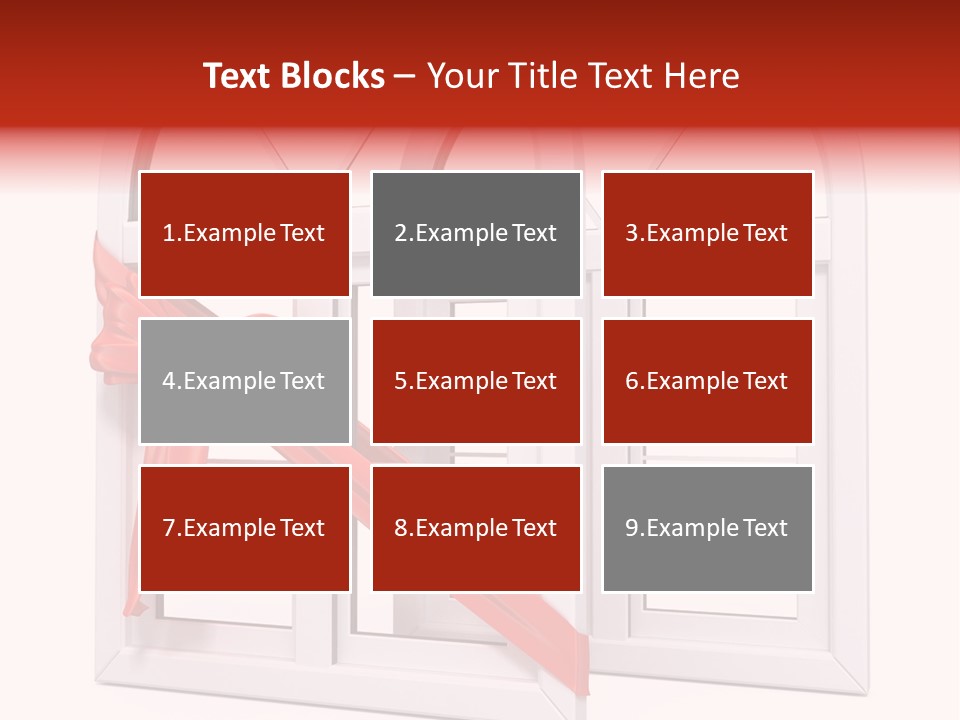 Around Building Frame PowerPoint Template