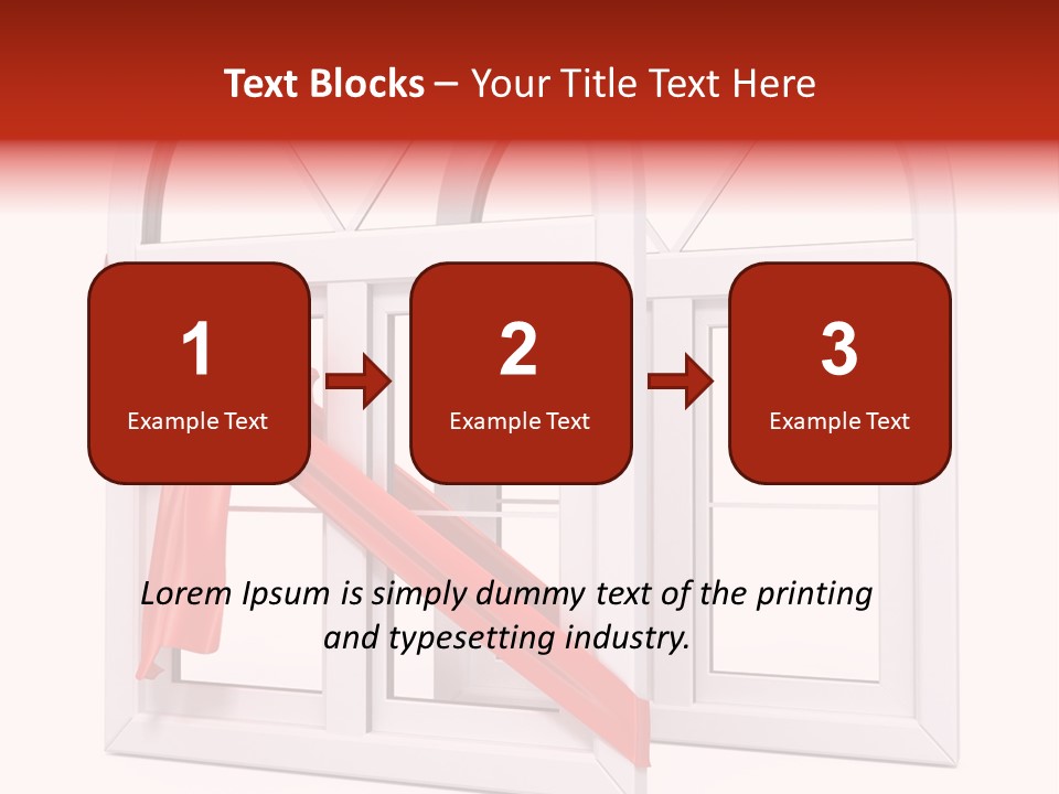 Around Building Frame PowerPoint Template