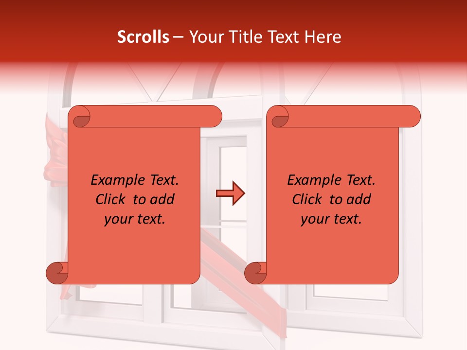 Around Building Frame PowerPoint Template