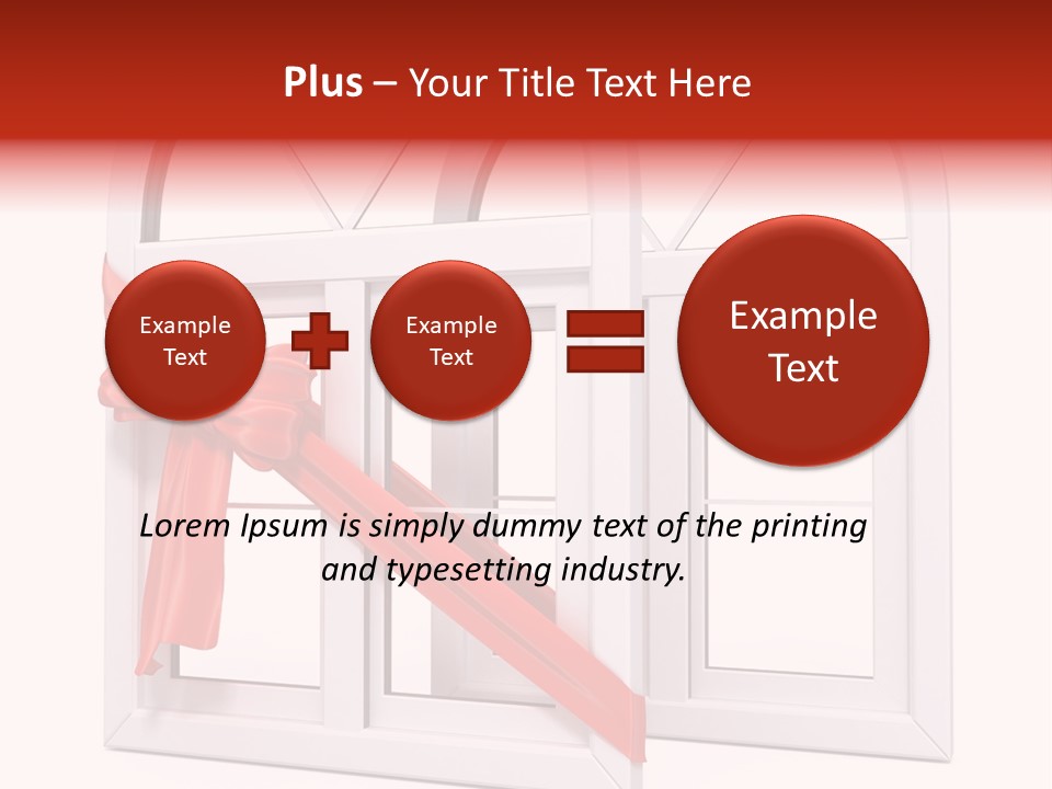 Around Building Frame PowerPoint Template
