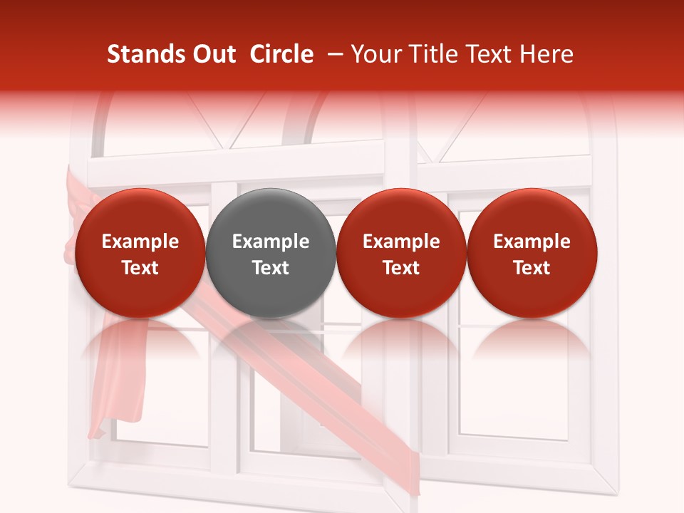 Around Building Frame PowerPoint Template