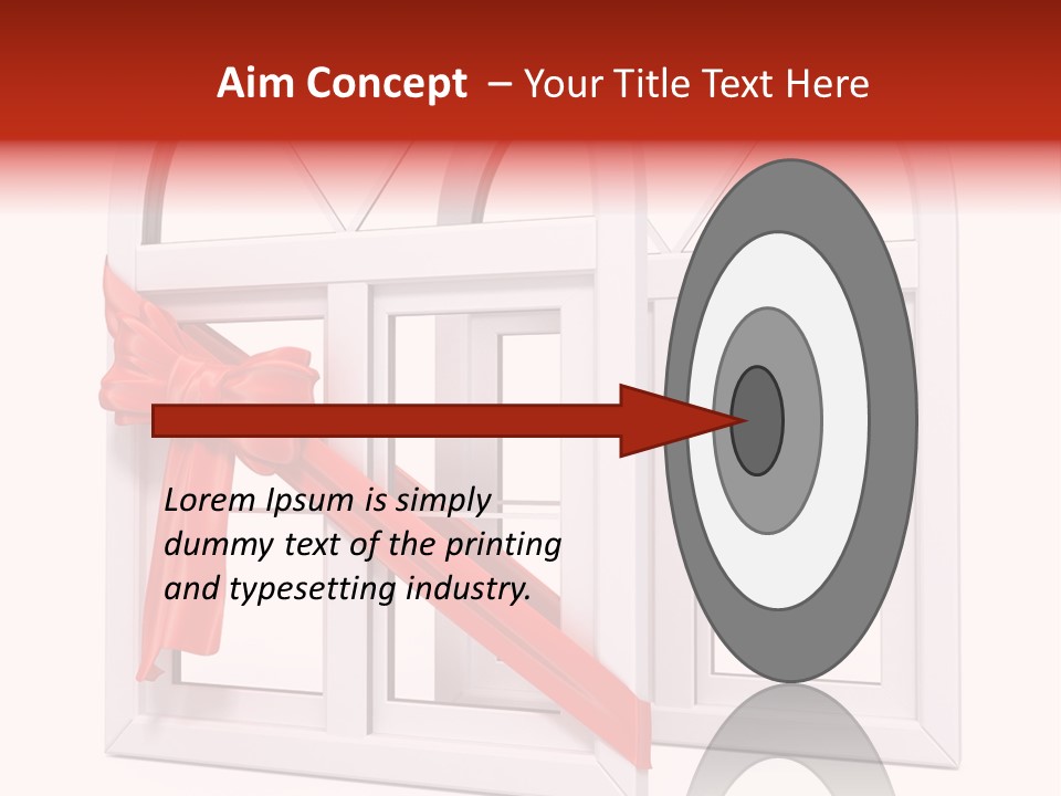 Around Building Frame PowerPoint Template