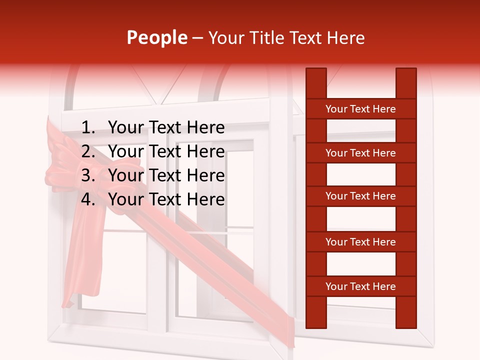 Around Building Frame PowerPoint Template