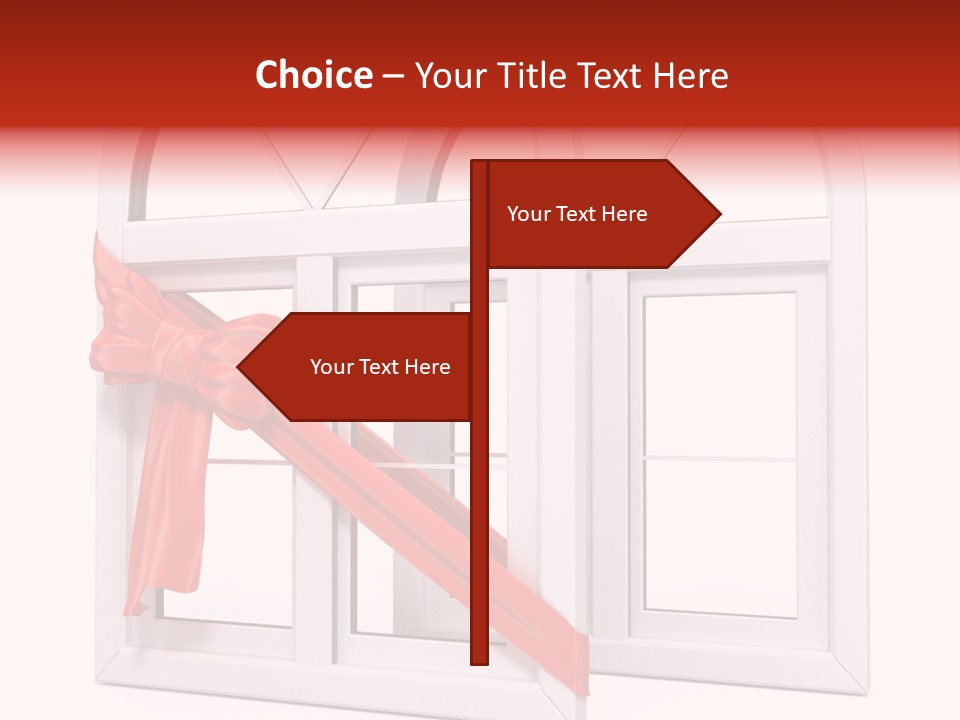 Around Building Frame PowerPoint Template