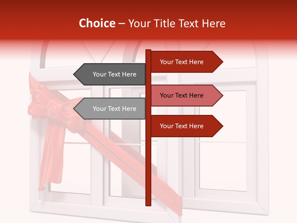 Around Building Frame PowerPoint Template