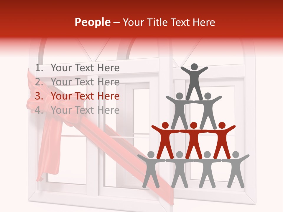 Around Building Frame PowerPoint Template