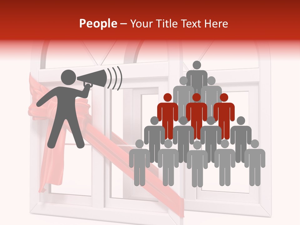 Around Building Frame PowerPoint Template