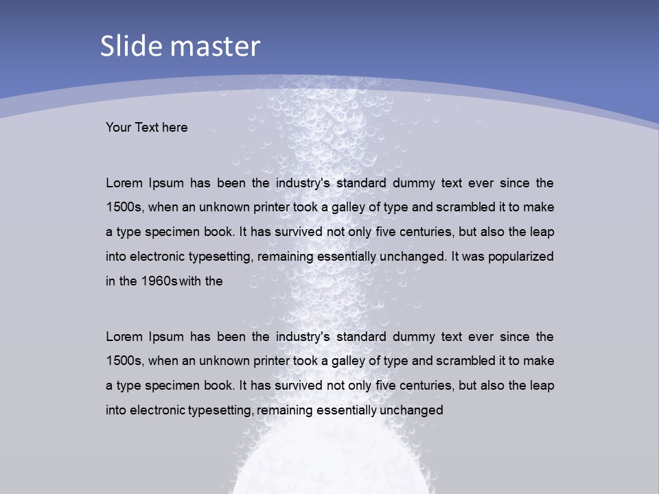 Sparkling Life Vitamin PowerPoint Template