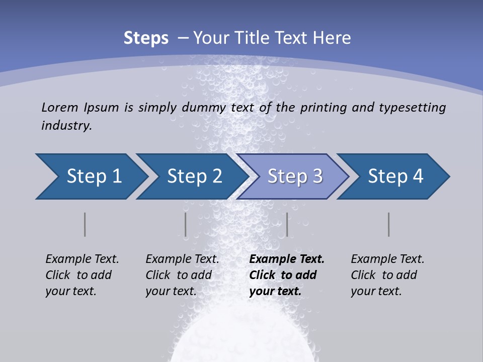 Sparkling Life Vitamin PowerPoint Template