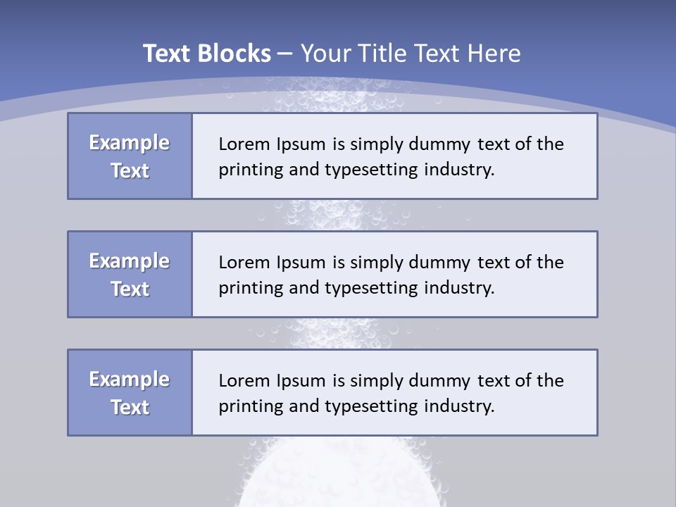 Sparkling Life Vitamin PowerPoint Template