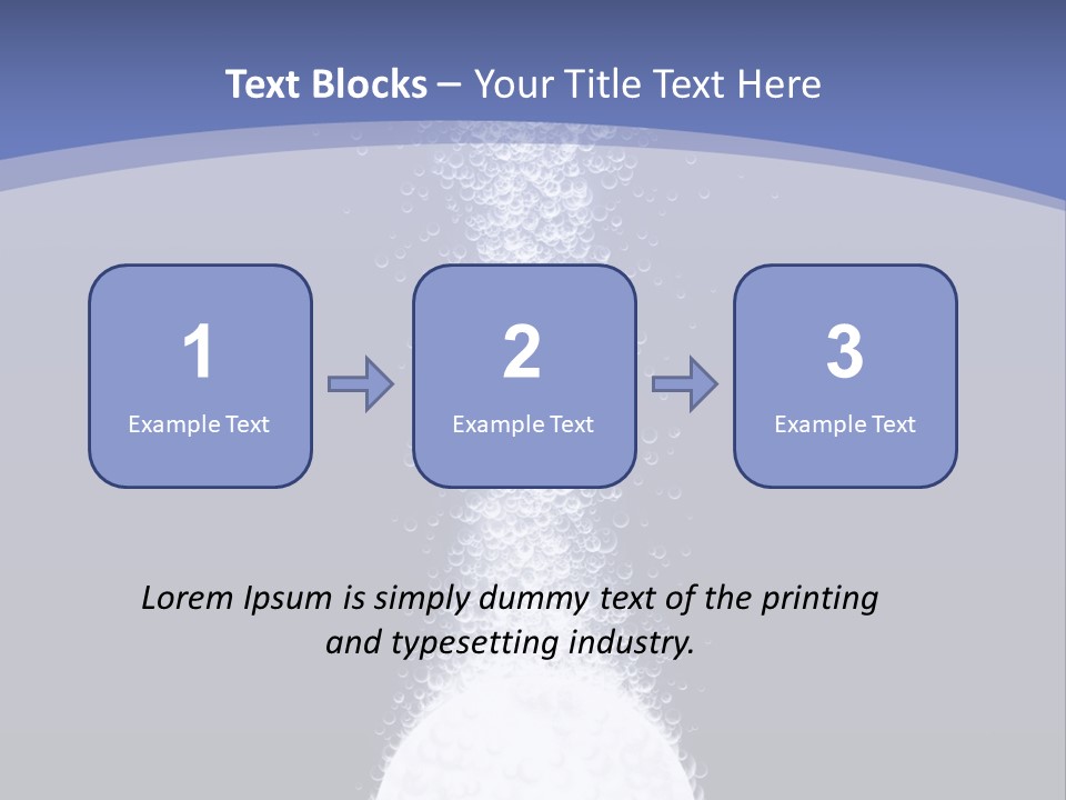 Sparkling Life Vitamin PowerPoint Template