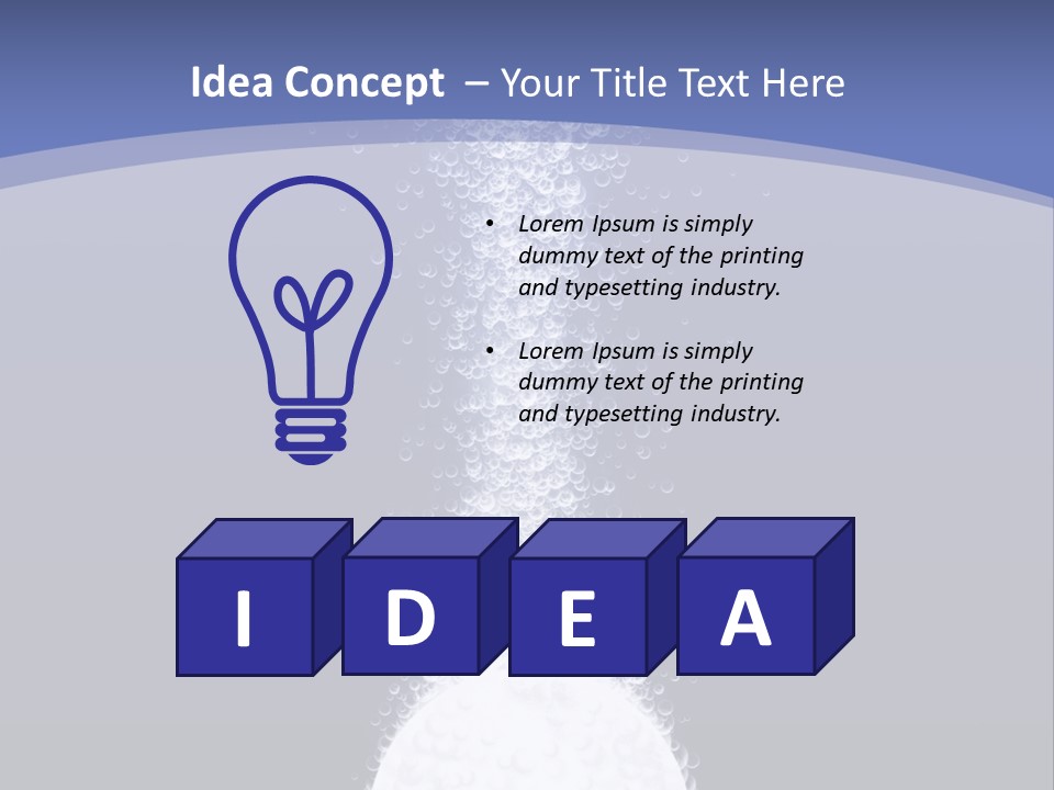 Sparkling Life Vitamin PowerPoint Template