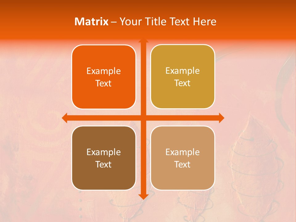 Gold Illustration Texture PowerPoint Template