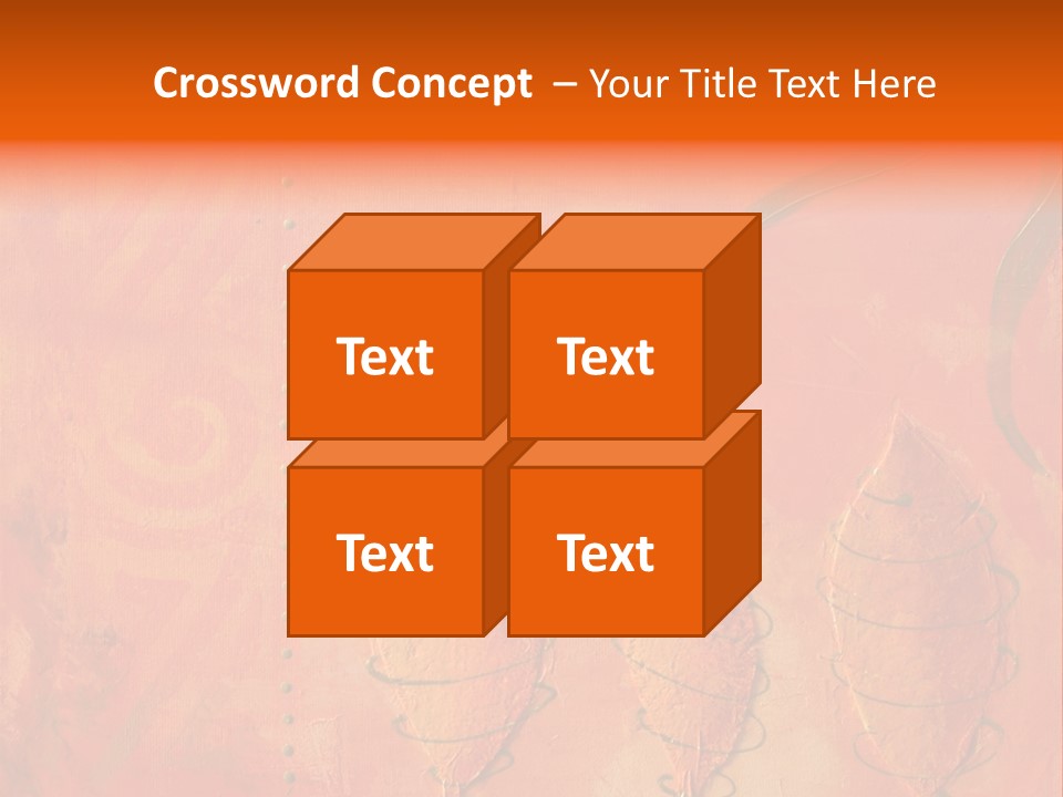 Gold Illustration Texture PowerPoint Template