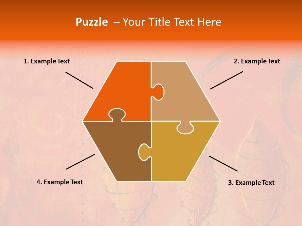 Gold Illustration Texture PowerPoint Template