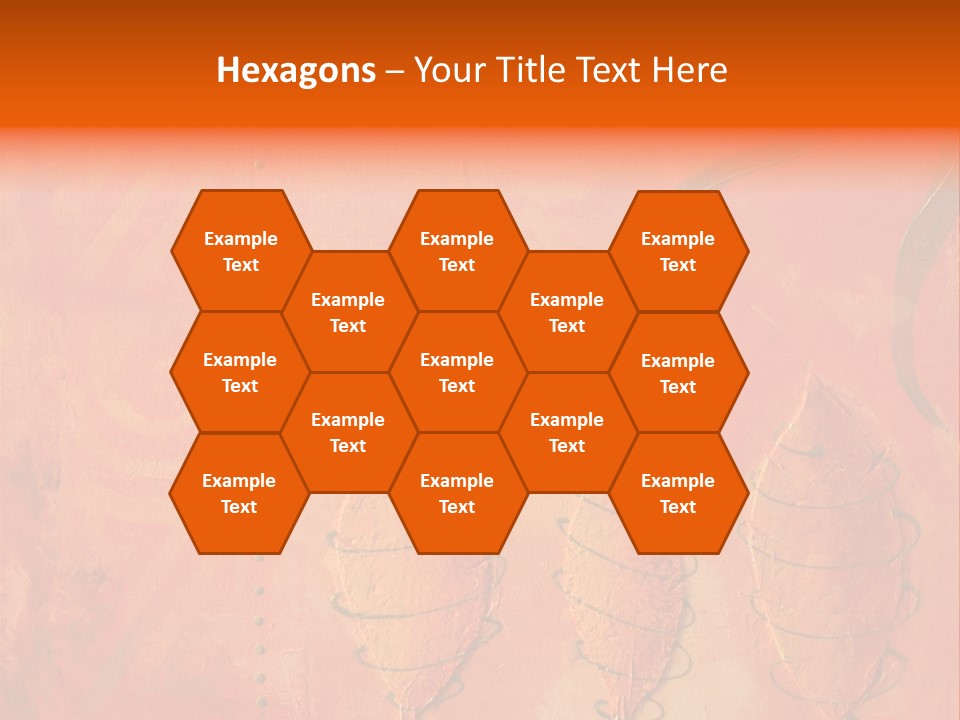 Gold Illustration Texture PowerPoint Template