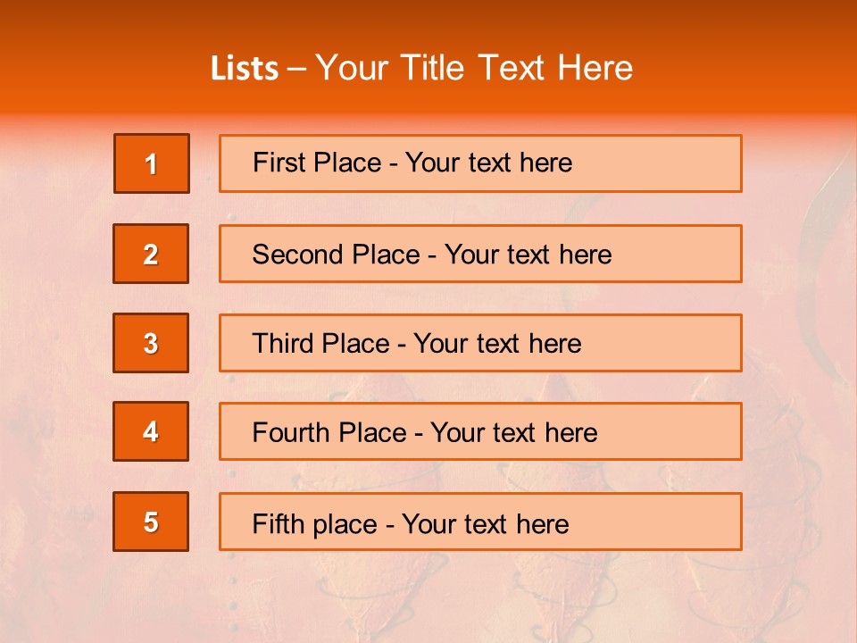 Gold Illustration Texture PowerPoint Template