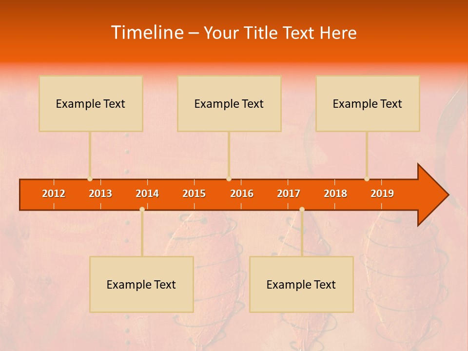 Gold Illustration Texture PowerPoint Template