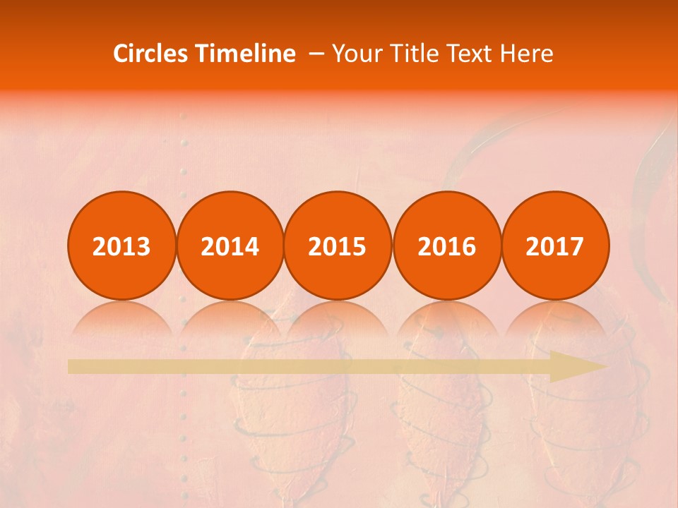 Gold Illustration Texture PowerPoint Template