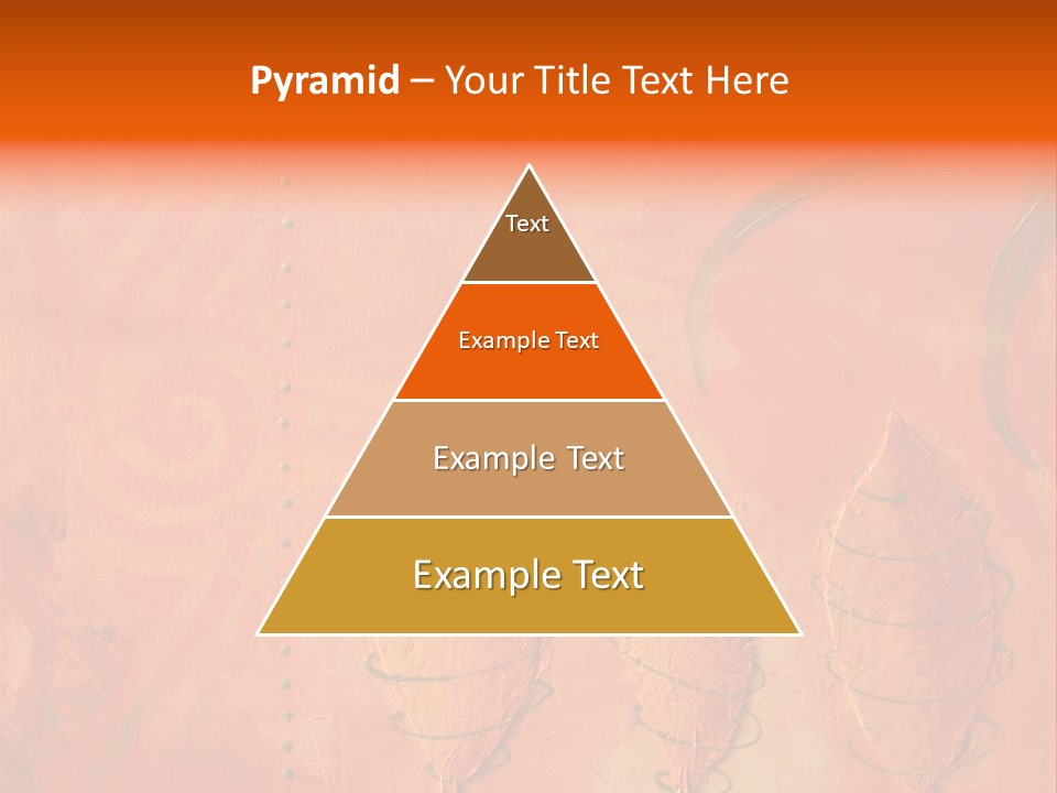 Gold Illustration Texture PowerPoint Template