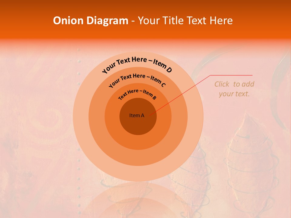 Gold Illustration Texture PowerPoint Template