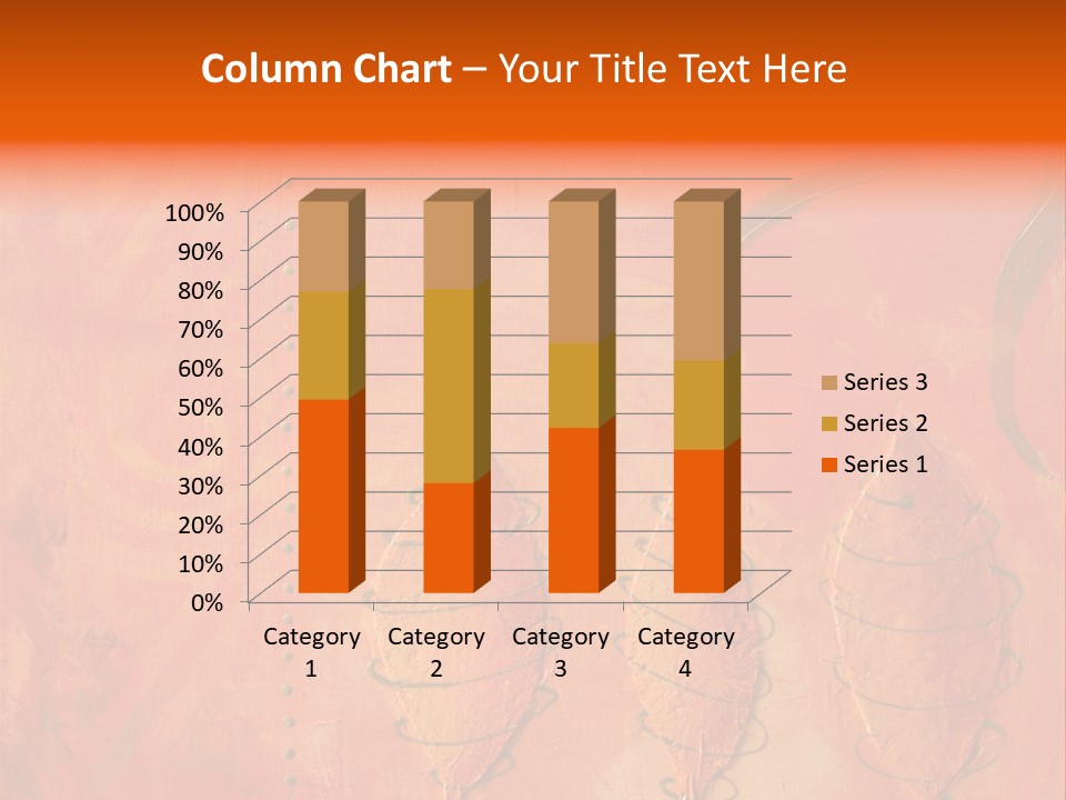 Gold Illustration Texture PowerPoint Template