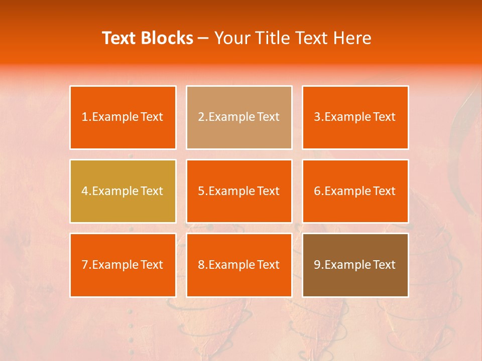 Gold Illustration Texture PowerPoint Template