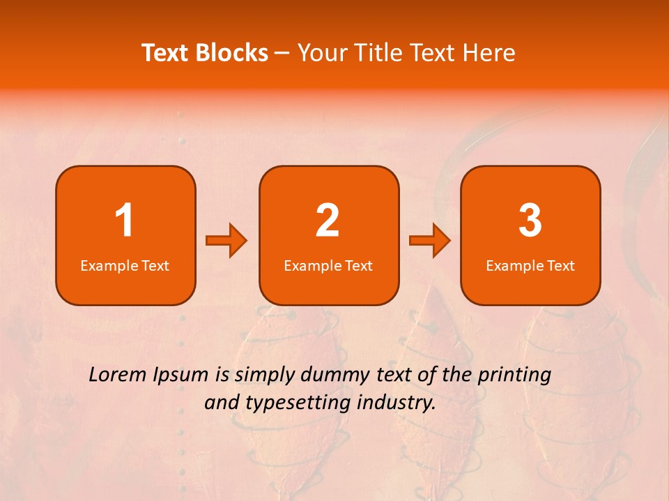 Gold Illustration Texture PowerPoint Template