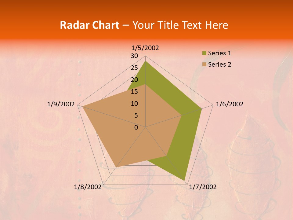 Gold Illustration Texture PowerPoint Template