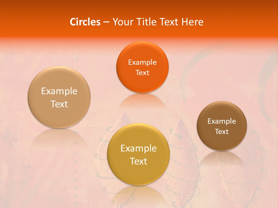 Gold Illustration Texture PowerPoint Template