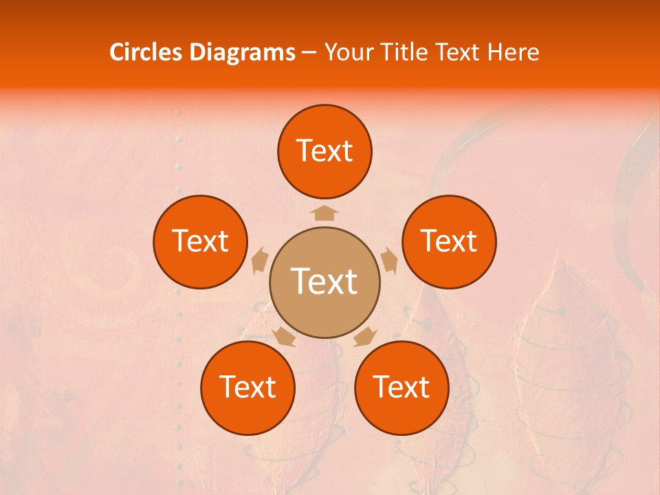 Gold Illustration Texture PowerPoint Template