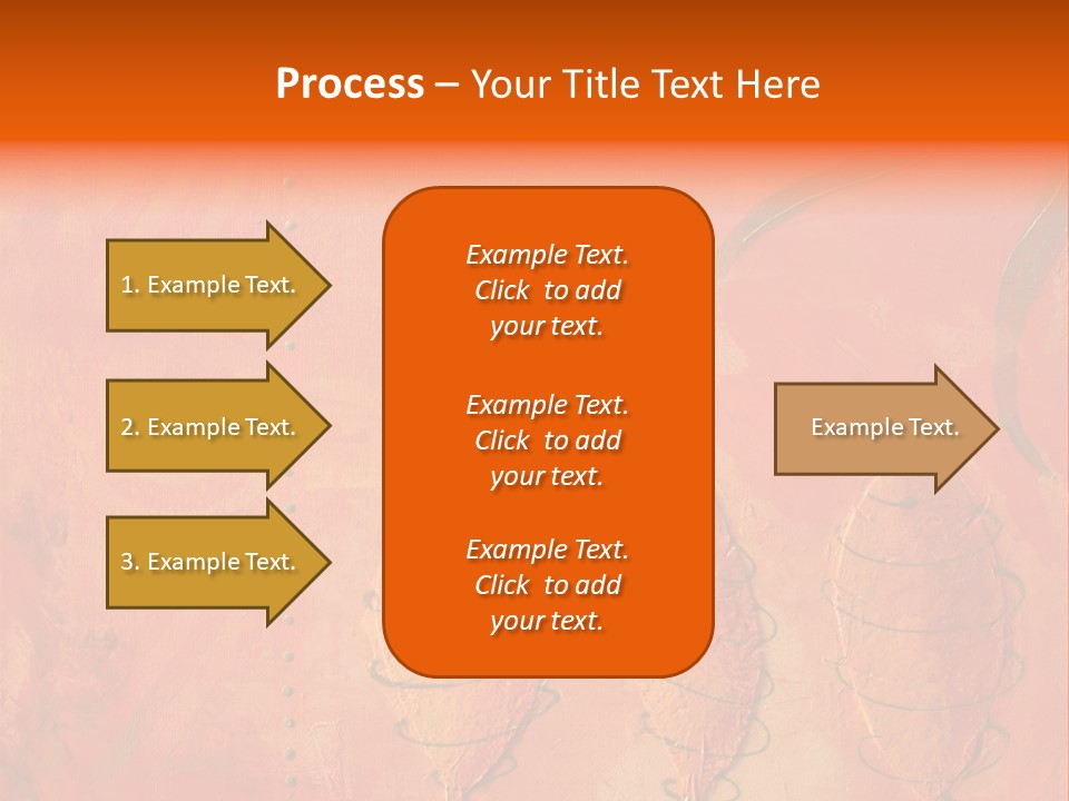 Gold Illustration Texture PowerPoint Template