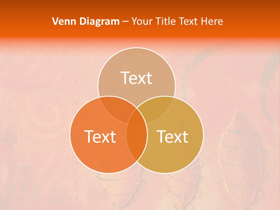 Gold Illustration Texture PowerPoint Template