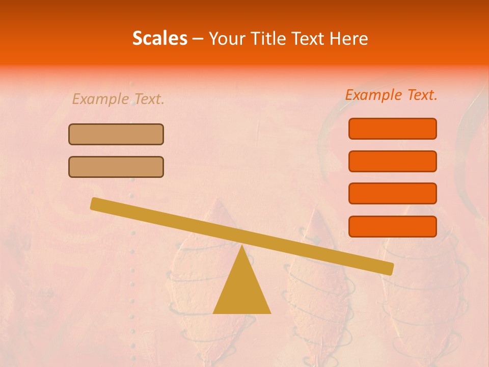 Gold Illustration Texture PowerPoint Template