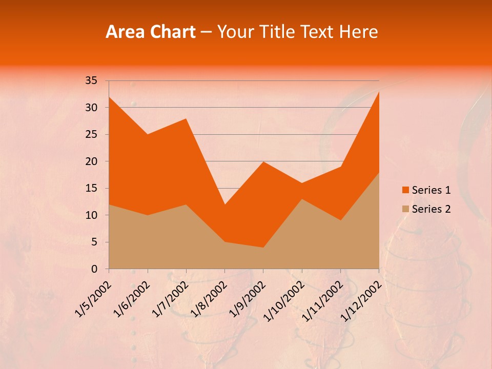 Gold Illustration Texture PowerPoint Template