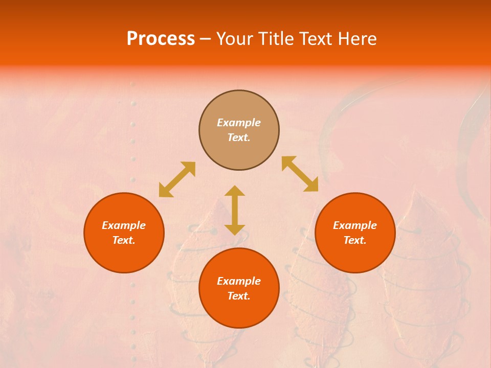 Gold Illustration Texture PowerPoint Template