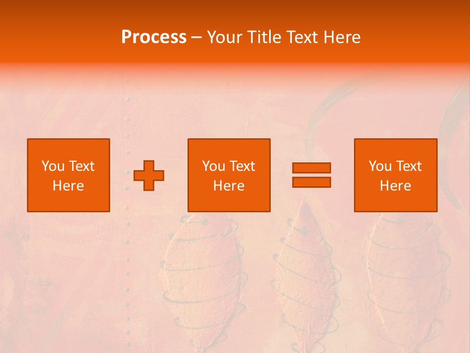 Gold Illustration Texture PowerPoint Template