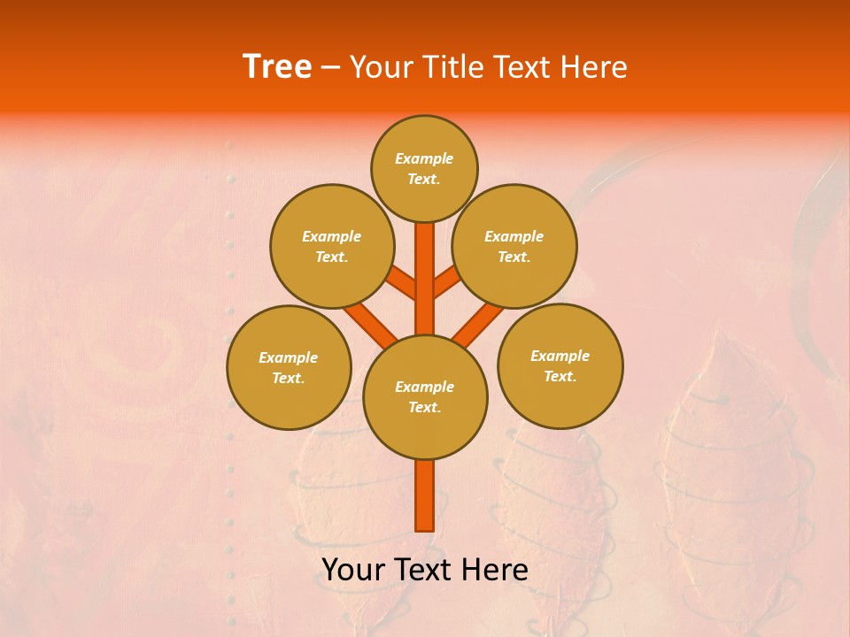 Gold Illustration Texture PowerPoint Template