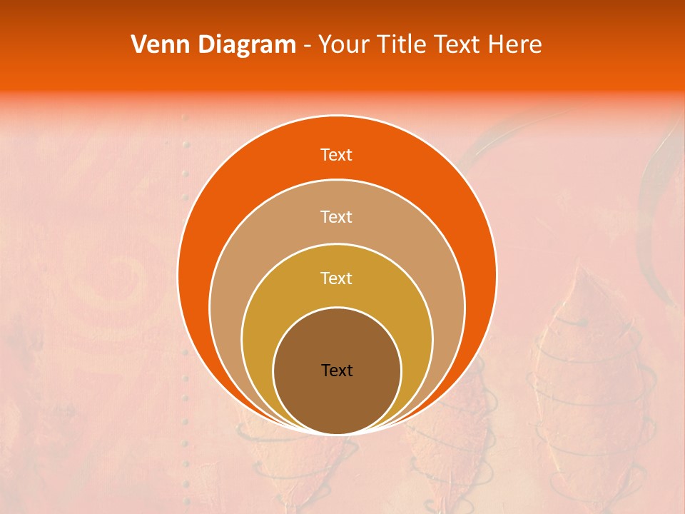 Gold Illustration Texture PowerPoint Template