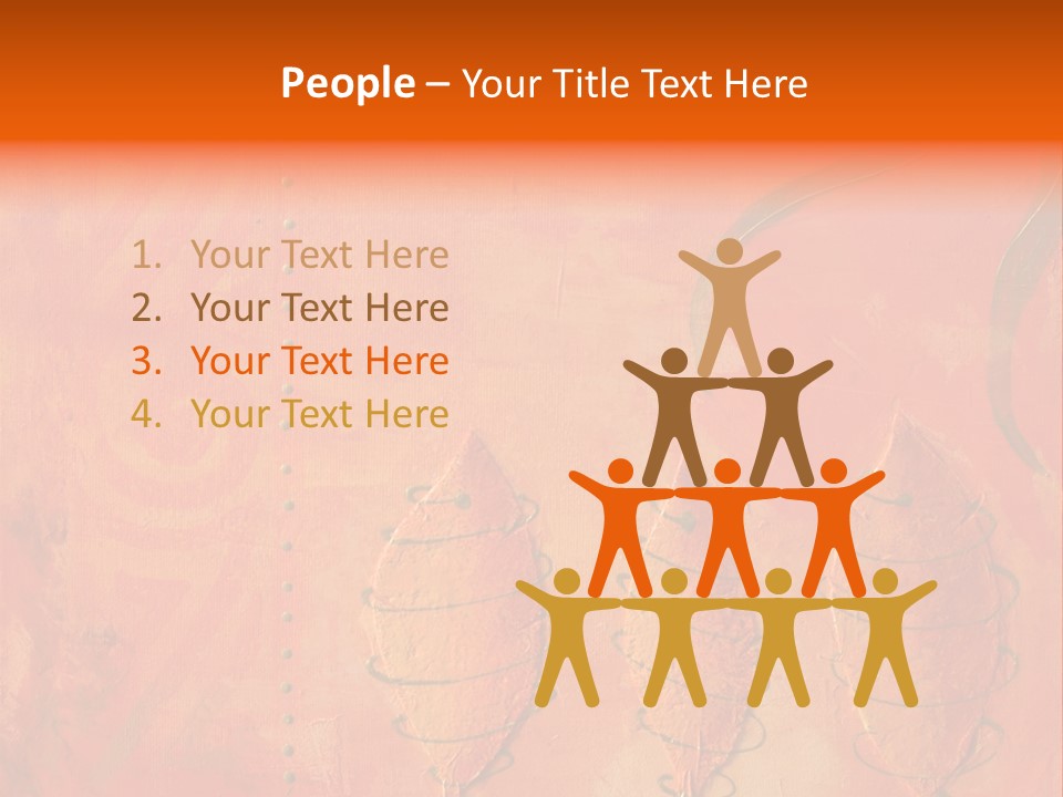 Gold Illustration Texture PowerPoint Template