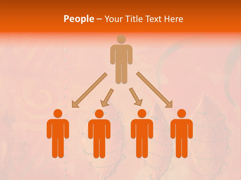 Gold Illustration Texture PowerPoint Template