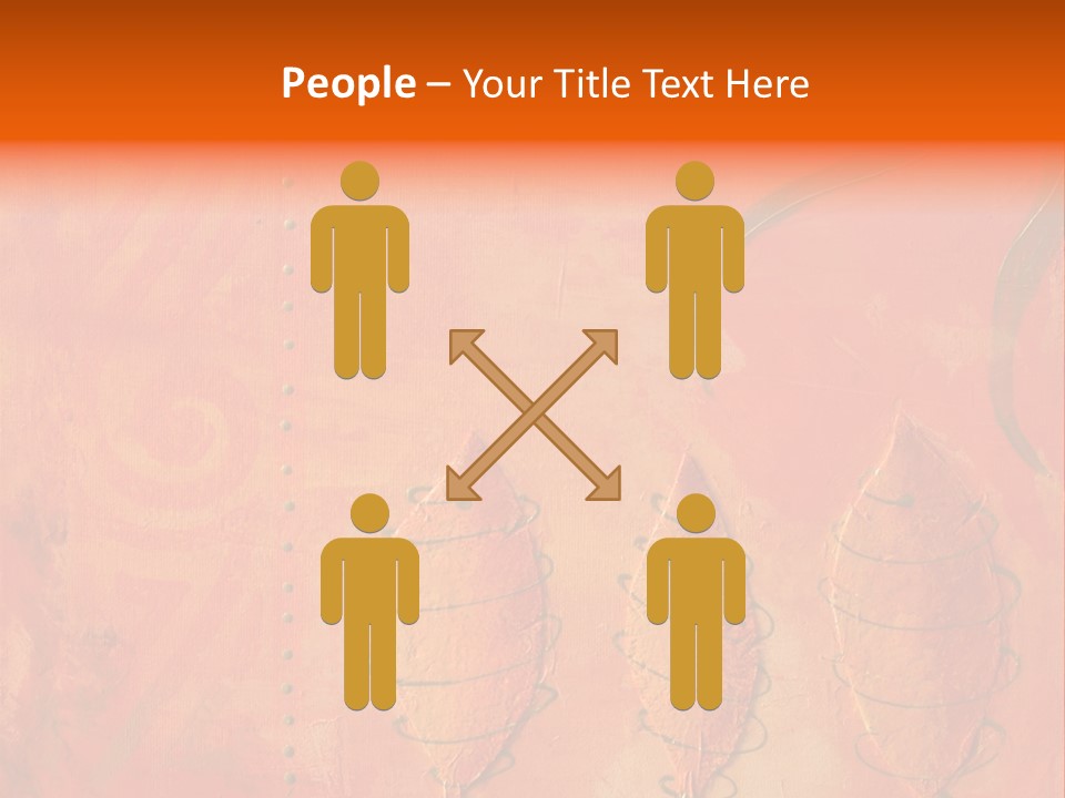 Gold Illustration Texture PowerPoint Template