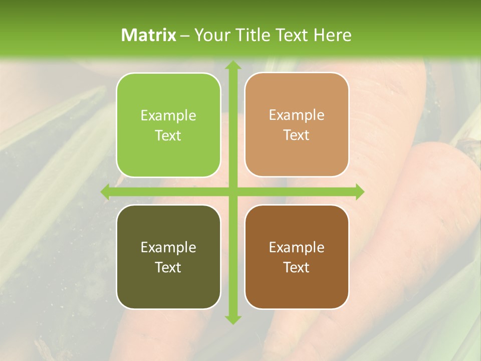 Onion Appetising Cucumber PowerPoint Template