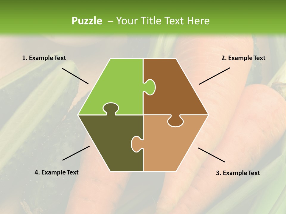 Onion Appetising Cucumber PowerPoint Template